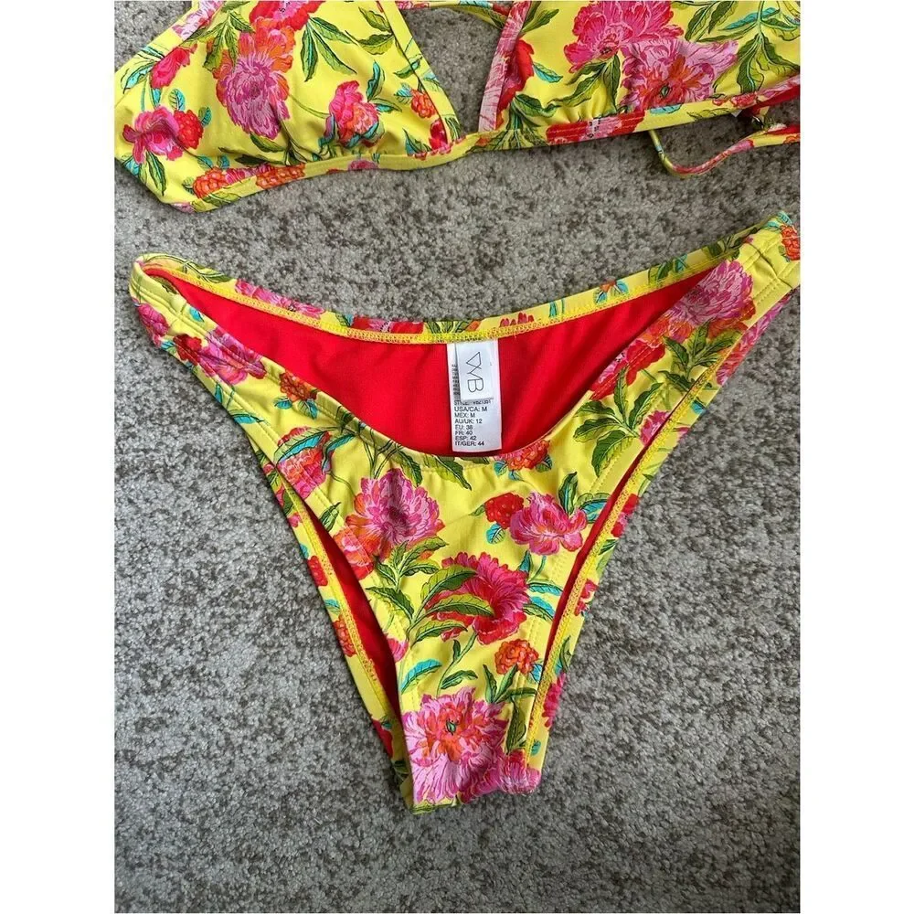 VYB Floral 2Pc Bikini Swimsuit M